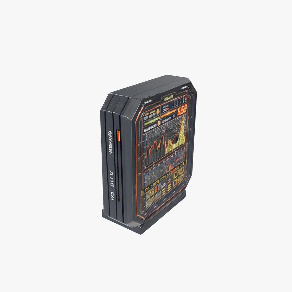 Futuristic Digital Display model pack with Graphical Interface